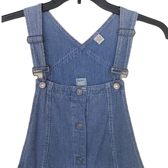 Pepe Jeans Vintage Overalls Denim Dress Size Large - Picture 2 of 13